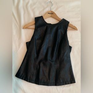 Vegan Leather Vest